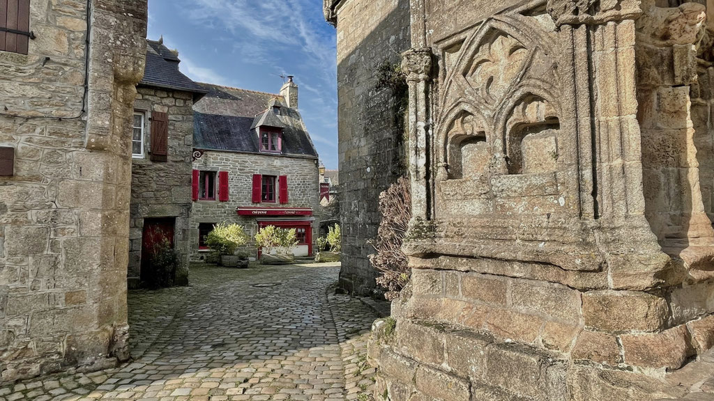Pont-Croix, mittelalterliches Städtchen, Cap Sizun, Petite Cité de Caractère, Kirche