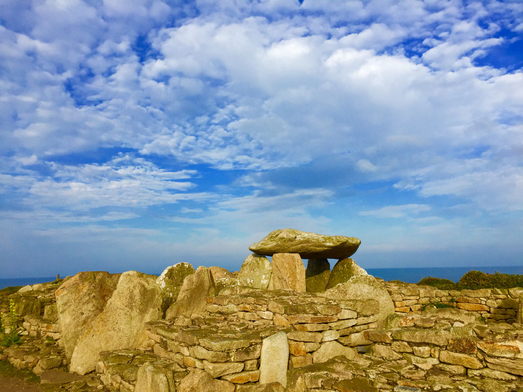 Menez Dregan, Megalithische Stätte, Dolmen, Plouhinec, Bucht von Audierne