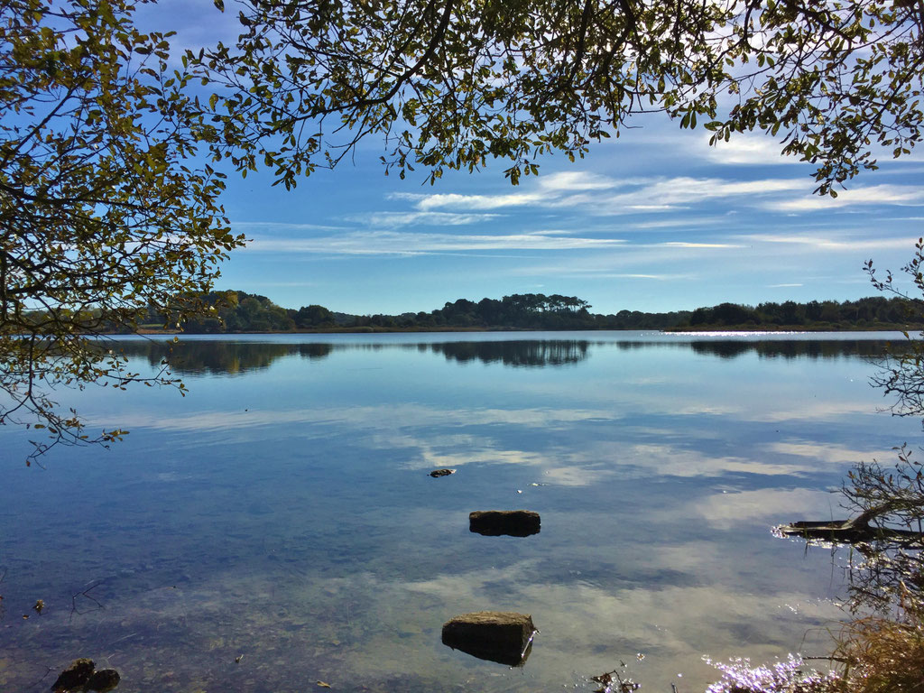 Plouhinec Etang de Poulgouidou, Spaziergang, Erhohlung