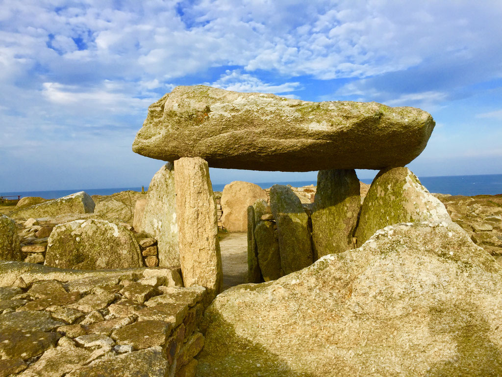 Menez Dregan, Megalithische Stätte, Dolmen, Plouhinec, Bucht von Audierne