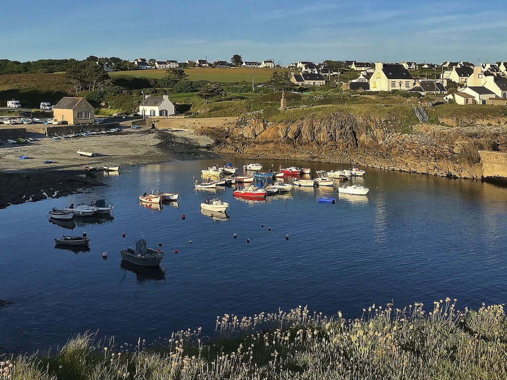 Pors Poulhan, Hafen, Cap Sizun, Bucht von Audierne, Bretagne