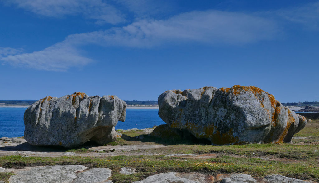 Les Rochers de St. Guénolé, Felsen an der Küste, Bretagne, Finistère