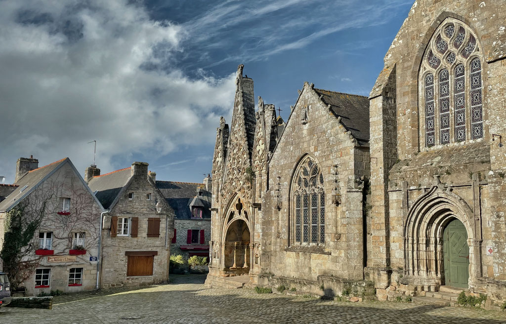 Pont-Croix, mittelalterliches Städtchen, Cap Sizun, Petite Cité de Caractère, Kirche
