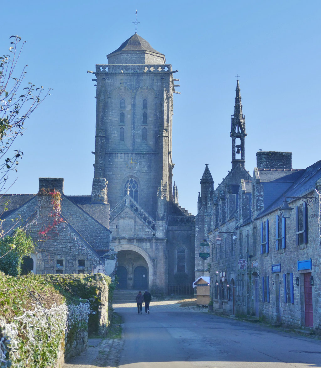 Locronan, mittelalterliches Städtchen, Finistère, Bretagne