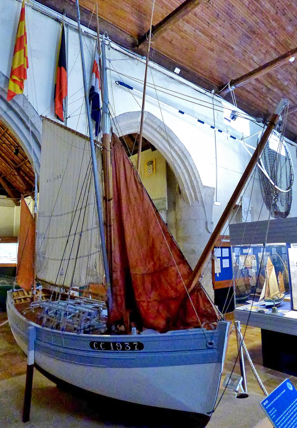 Concarneau, Festungsstadt, Finistère, Bretagne, Musee de la peche, Fischreimuseum