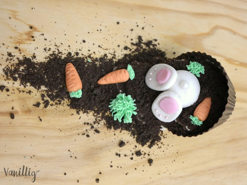 einfache Dessert Idee zu Ostern mit Osterhase