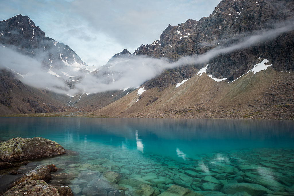 Blåvatnet, Lyngenalpen