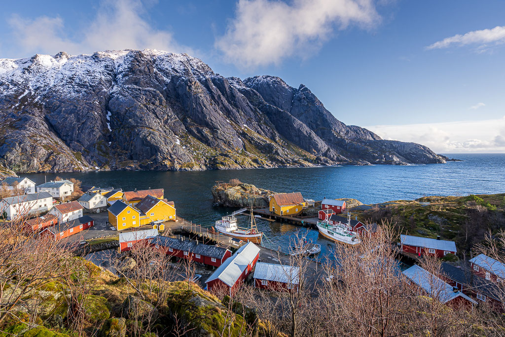 Lofoten, Aussicht auf Nusfjord