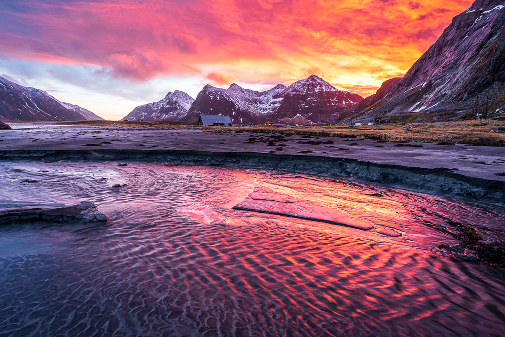 Lofoten - Morgenstimmung am Skagsanden Beach