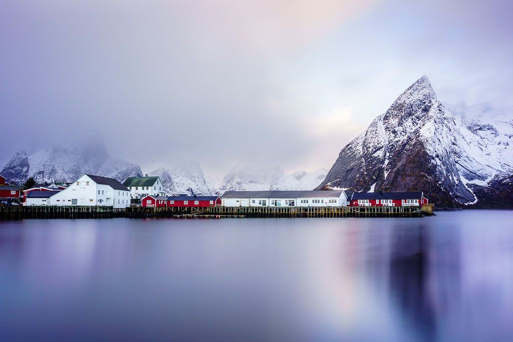 Loften: Hamnøy Langzeitaufnahme