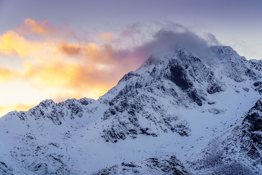 Lofoten: Abendstimmung in der Nähe von Napp