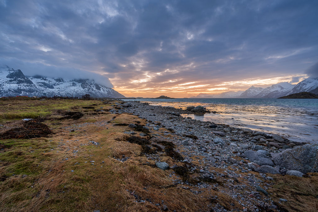 Lofoten Impressionen, Sonnenuntergangsstimmung