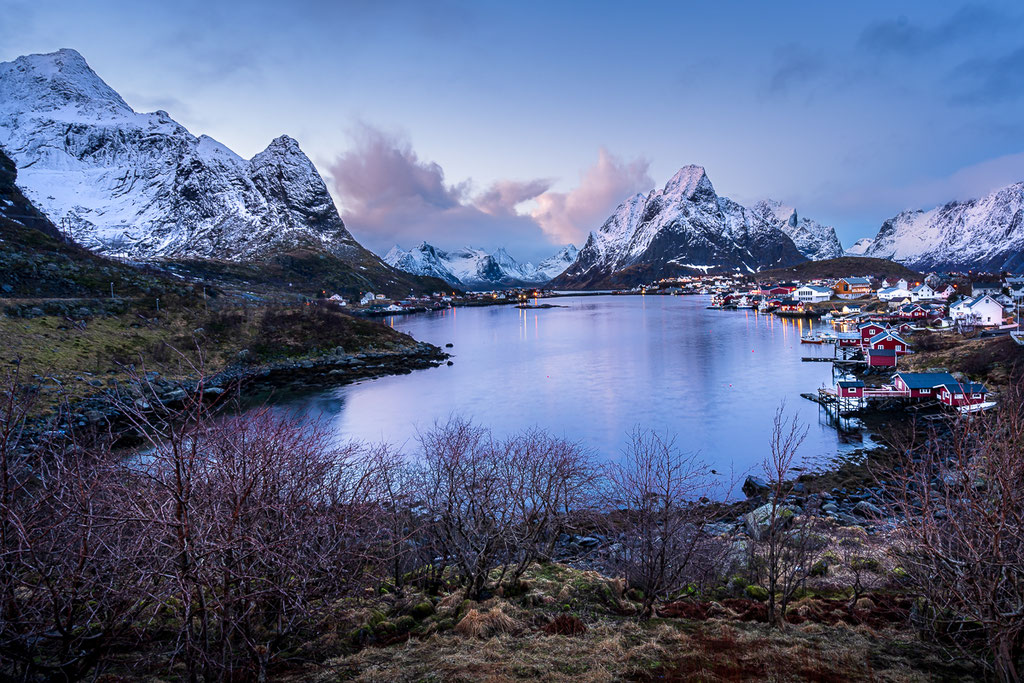 Lofoten: Abendstimmung in Reine