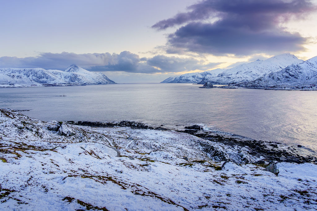 Lofoten: Abendstimmung in der Nähe von Napp