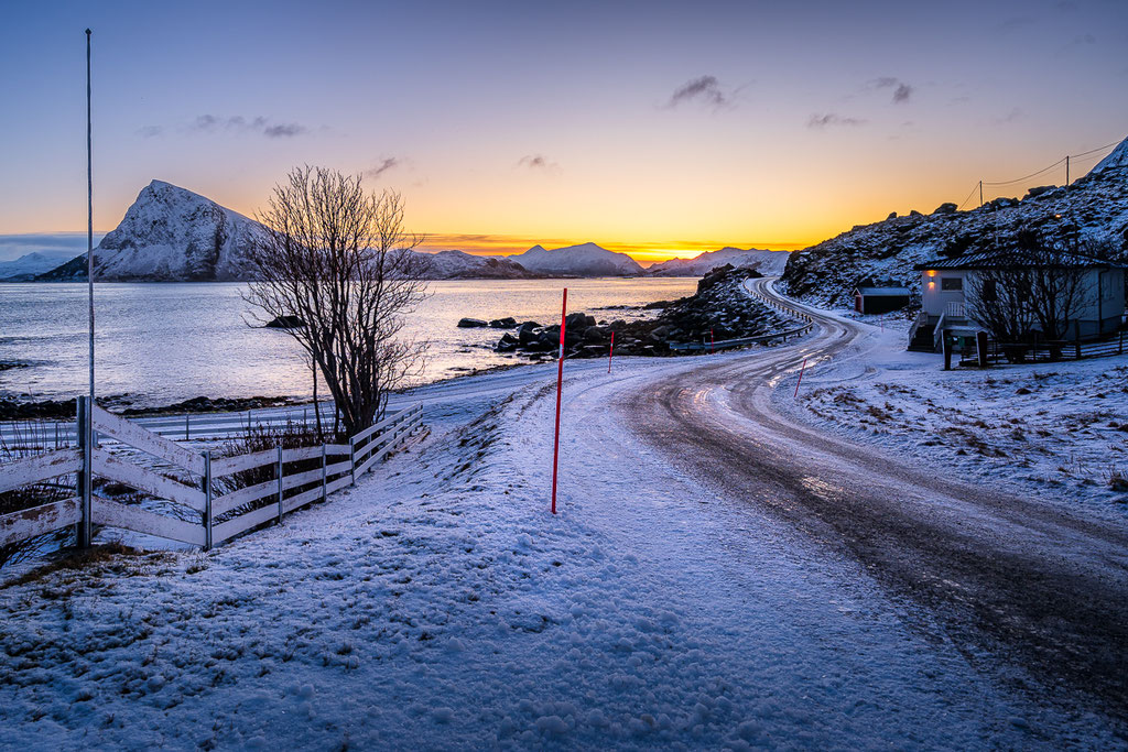 Lofoten: Storsandnes im Morgenlicht