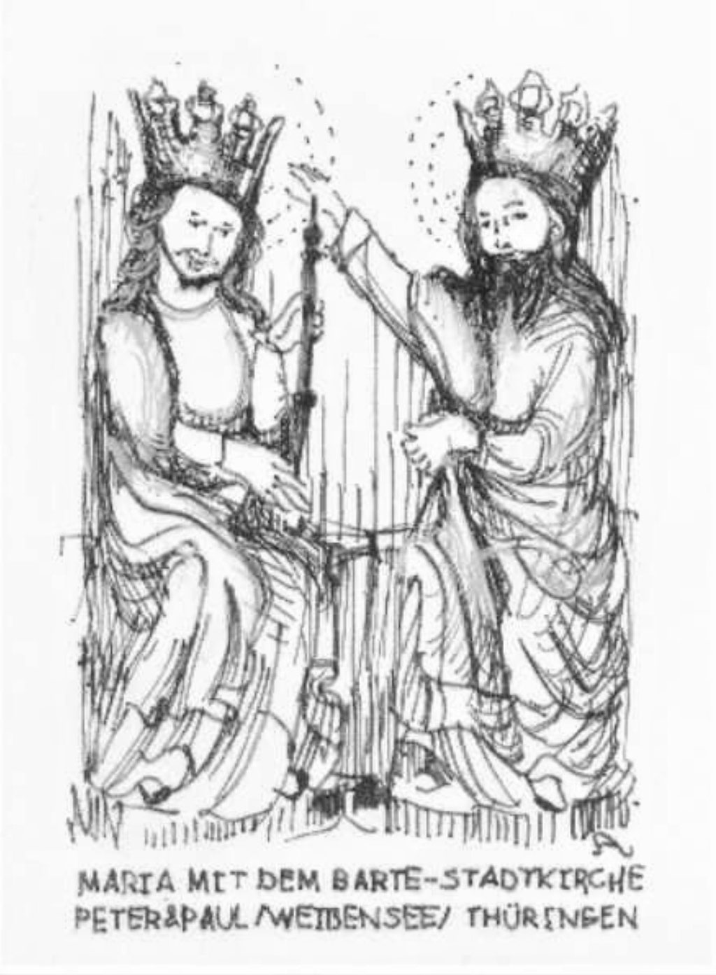 Maria-mit-dem-Barte-Algrafie
