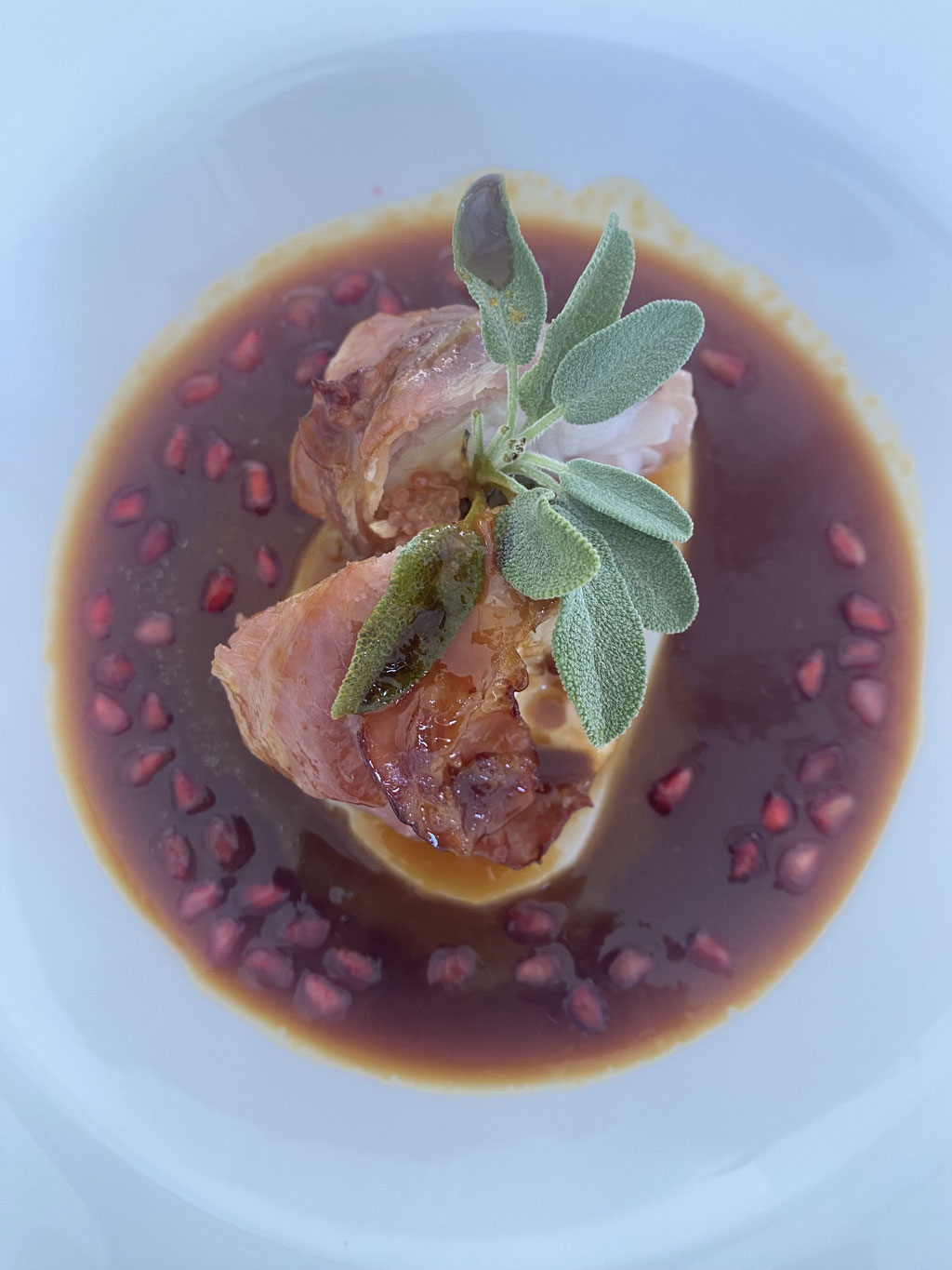 Monkfish with orange sauce by ZsL