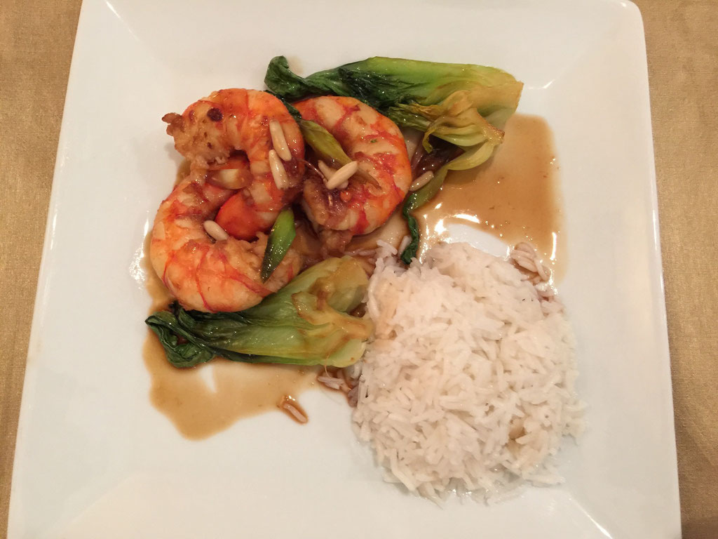 Thai shrimps with basmati rice by ZsL  