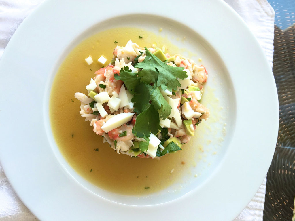 Crab salad with lemmon vinaigrette by ZsL  