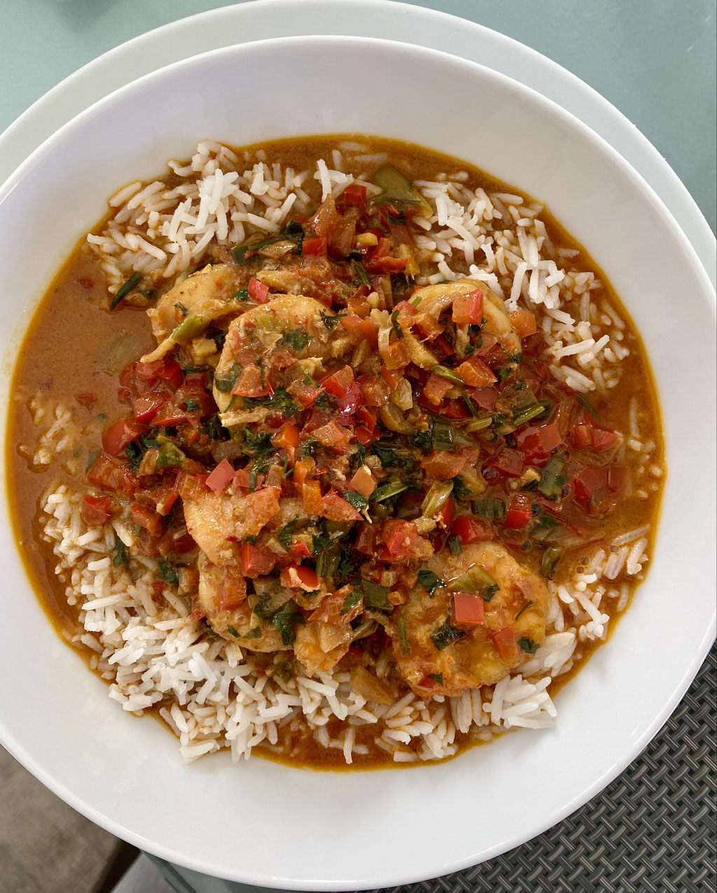 Shrimps Thai style by ZsL