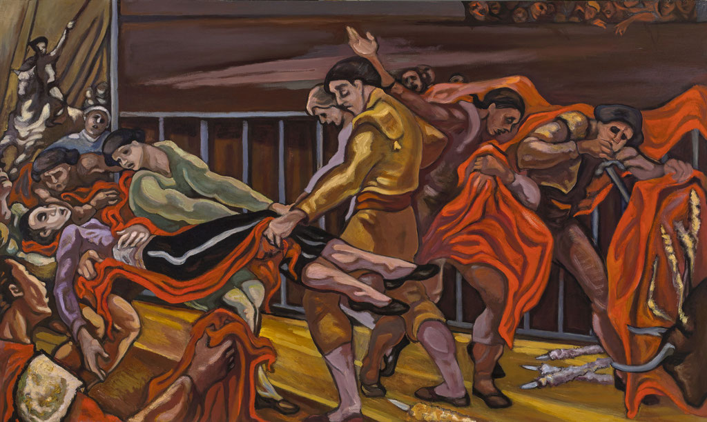 ©Wendy Van Haerlem, Sunday, 2007, oil on canvas, 36 x 60 inches / 91 x 152 