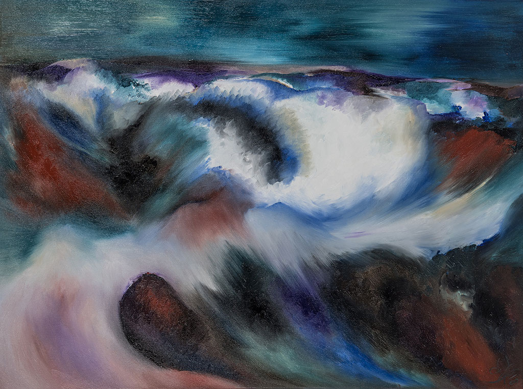 Spirit 2, 60 x 80 cm, Öl auf Leinwand, 2018