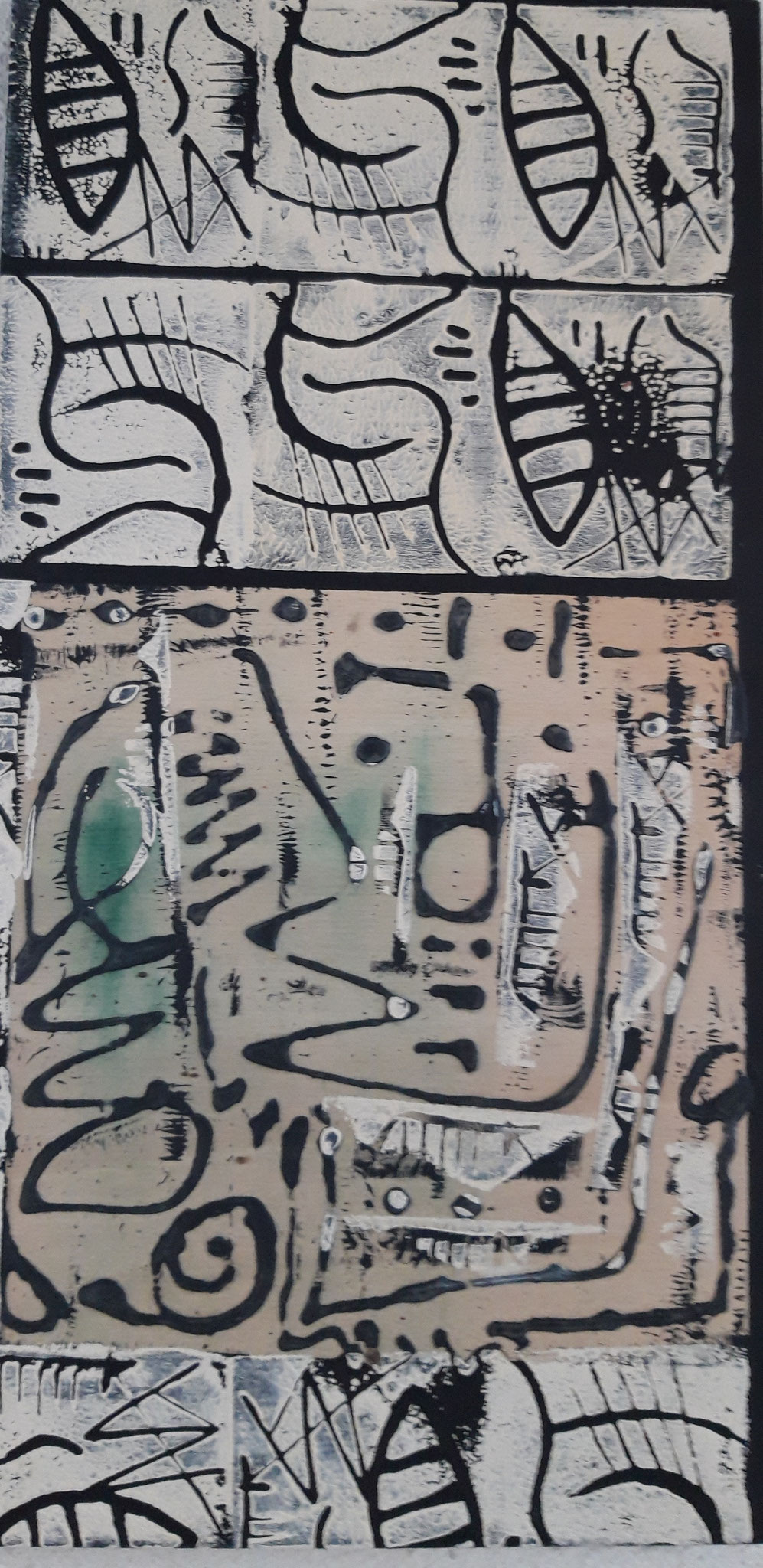 Nr.A28  24 x 46 cm / Drucktechnik
