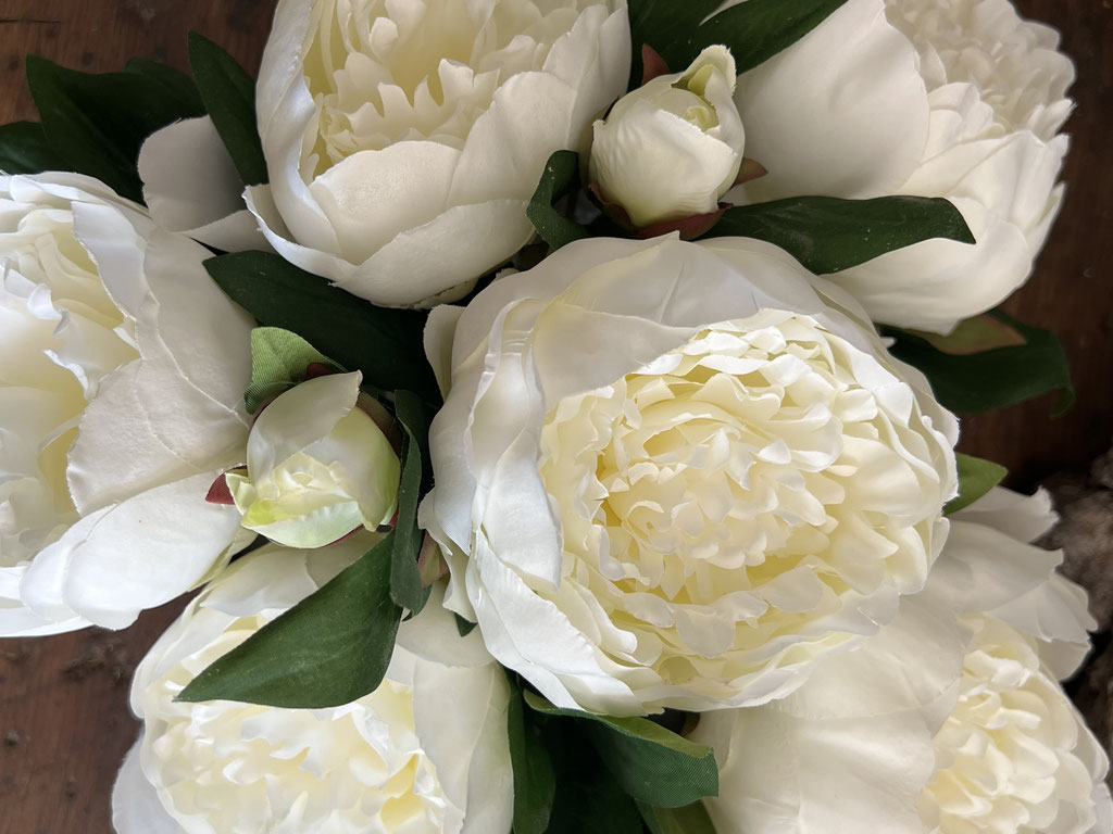 Pivoines artificielles Haut de Gamme