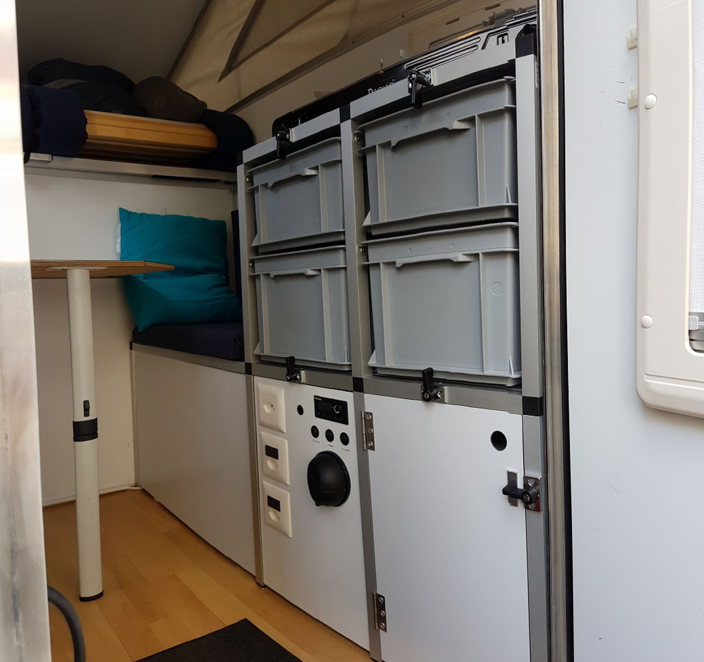 Expeditionskabine Absetzkabine Wohnkabine Ortec Minicamp #ProjektBlackwolf Ausbau Interieur Exkab 1 offroad Tacoma expedition overland truckcamper wolf78-overland.ch