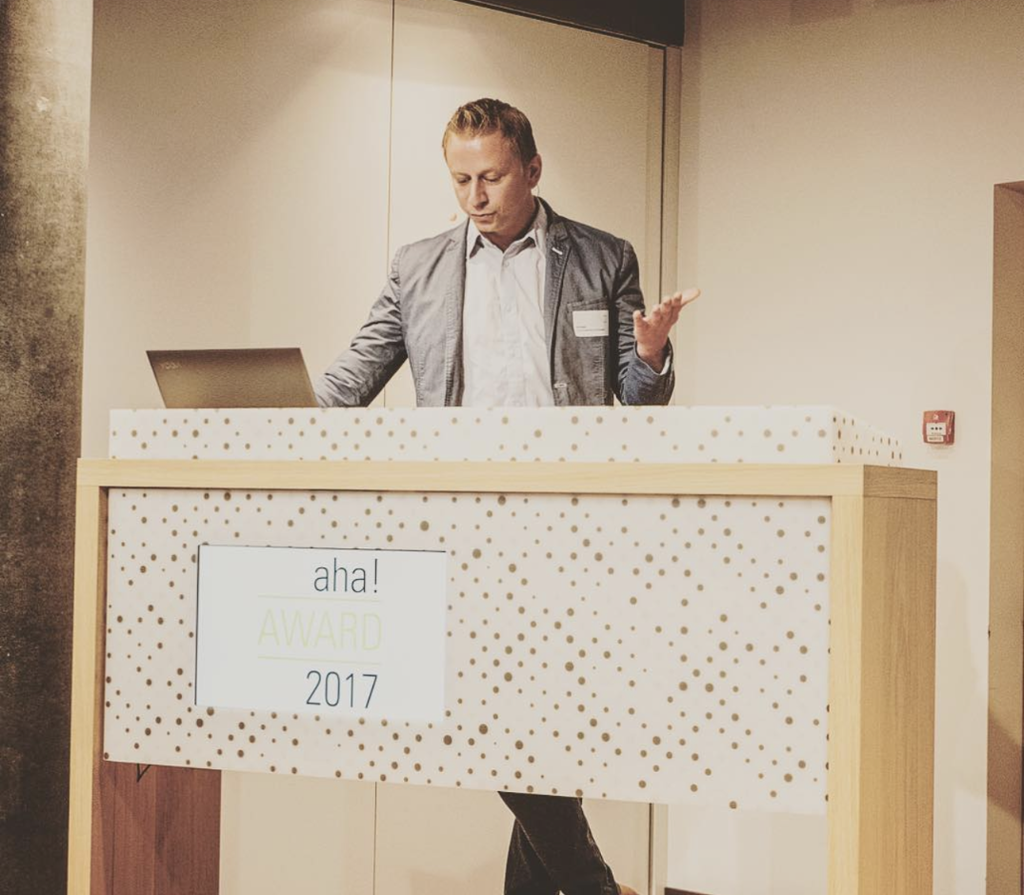 Urs Sahli Moderation aha!award 2017