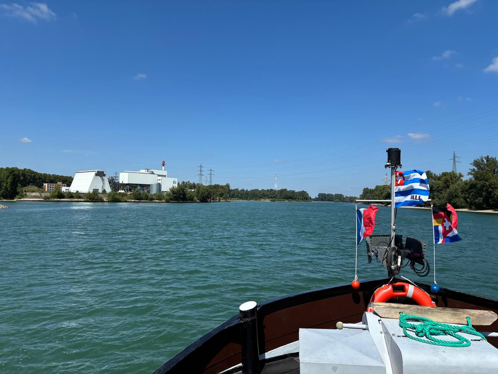 unterhalb der Schleuse Strassburg (© 17.08.2025 Saskia G.)