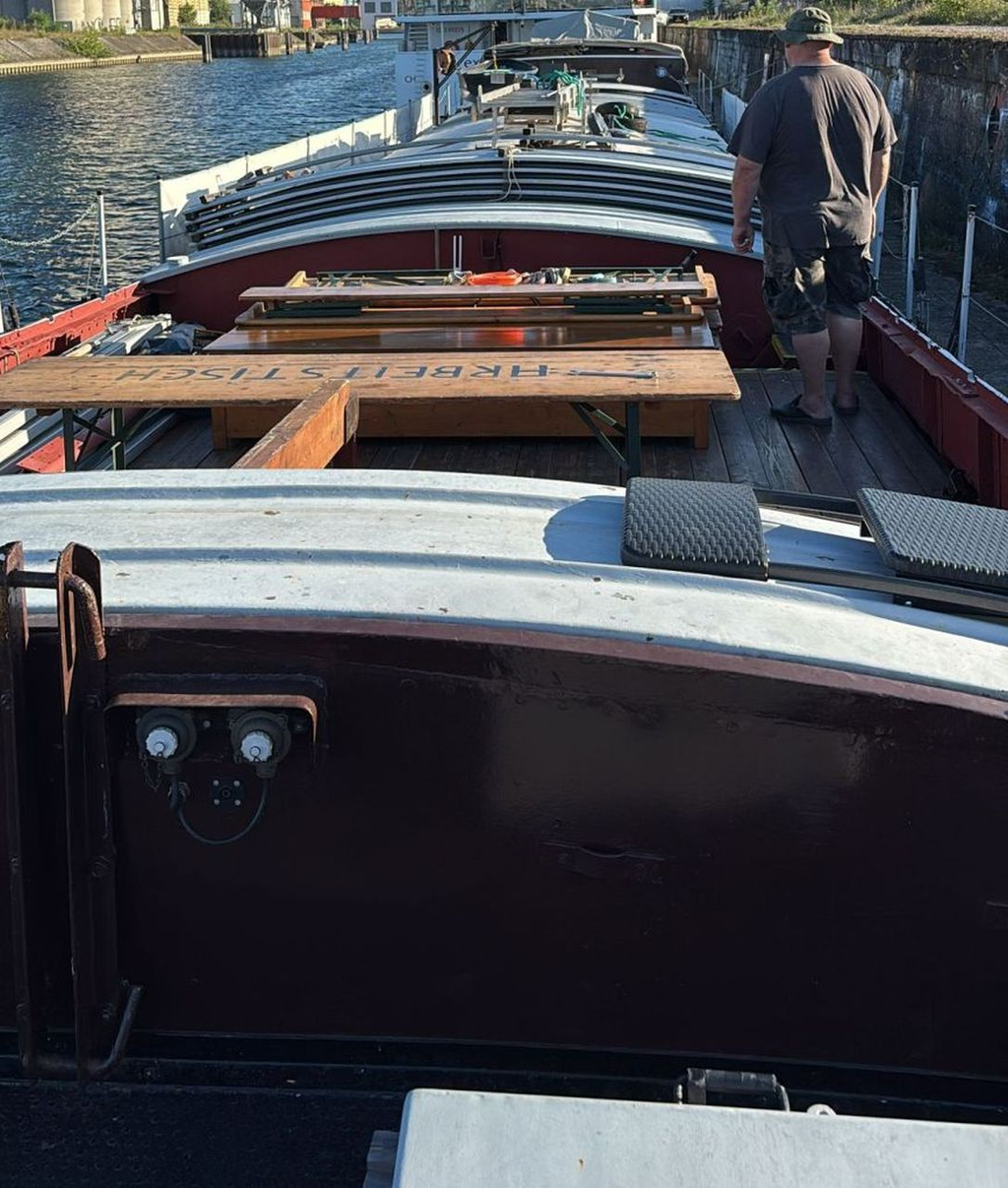 WILLI "oben ohne", abgebaut auf 3,50 Meter (© 17.08.2025 Saskia G.)