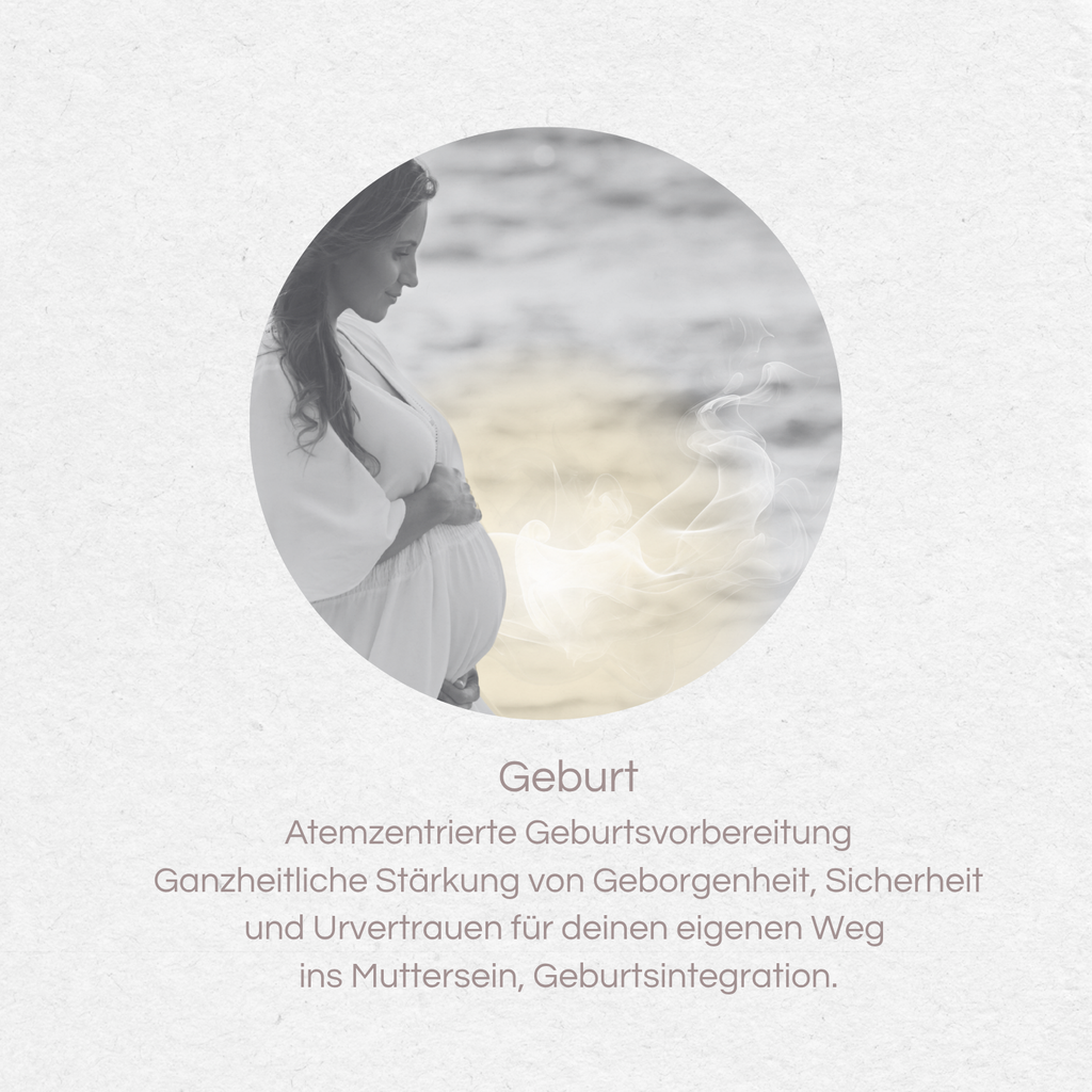 Atemtherapie und Geburt, atemzentrierte Geburtsvorbereitung