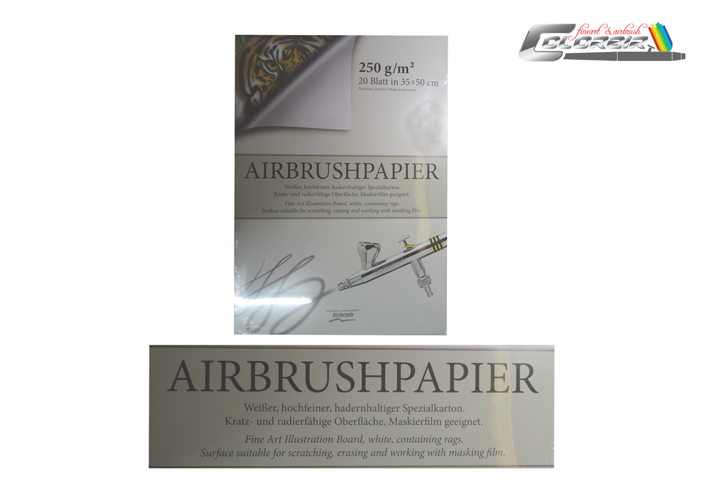 Airbrushpapier in guter Einstiegsqualität