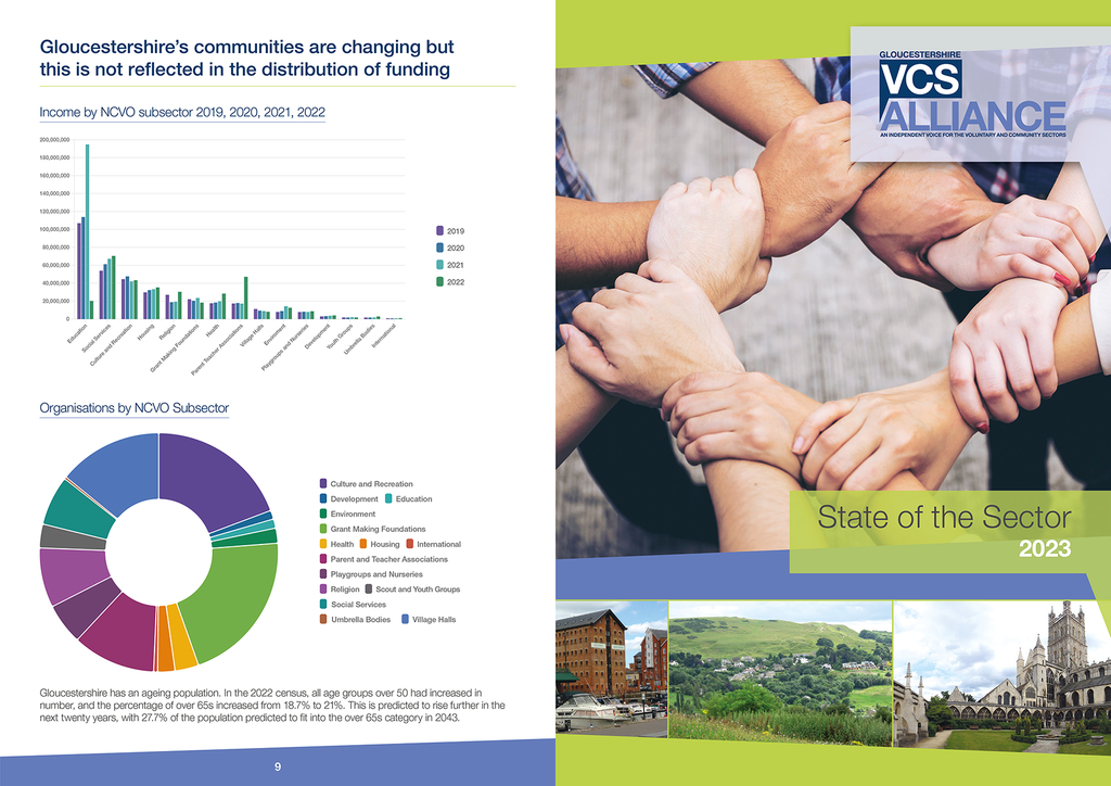 Voluntary sector report design