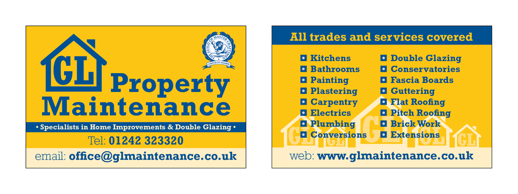 Property Maintenance business card design