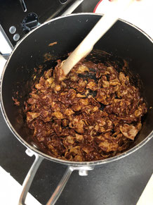 Adding in cornflakes or rice krispies for easter nests
