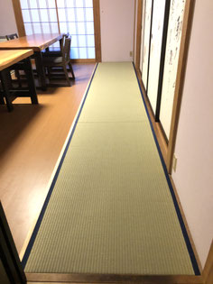ピッタリと畳が納まった様子