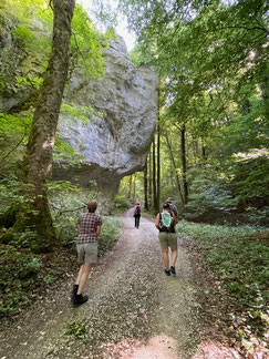 Aufstieg durch die Wolfsschlucht Foto © Nicolai Hämmerle