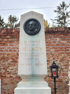 Ehrengrab von Baron Jaromir von Mundy am Wr. Zentralfriedhof