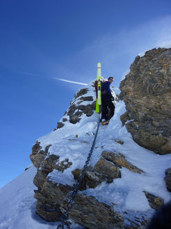 Skitour, Clariden, Überschreitung, Tüfelsjoch, Teufelsjoch, Klausenpass, Urnerboden, Schweiz, Glarnerland, Gipfelgrat