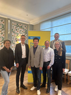 v.l.n.r.: Silke Wehmeier, Thorsten Baumgart, Daniel Loermann, Arne Bartkowiak, Berit Seidel, Patrick Büker