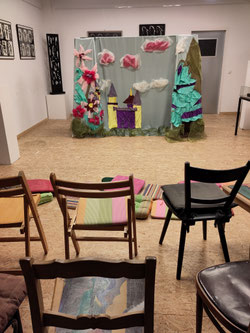 Kindertheater in der Galerie