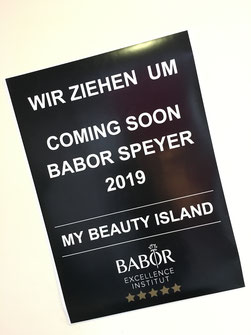 babor institut zieht nach Speyer, my Beauty Island, 2019