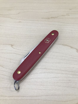 赤いフローリストナイフの写真
