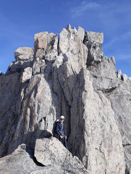 Trient, Aiguille d'Argentière, Aiguille du Chardonnet, Aiguille Verte, Les Drus und Mont Blanc, Aguilles du Tour, Aiguille du Tour, traverse, überschreitung, arête de la table, Südgipfel, Cabane du Trient