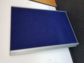 Trennwand blau gebraucht gebrauchte Büromöbel