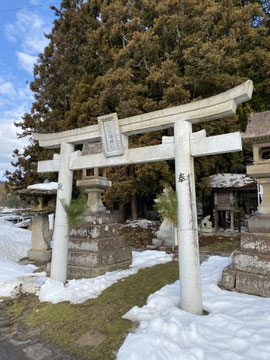 印賀樂樂福神社 正面石鳥居