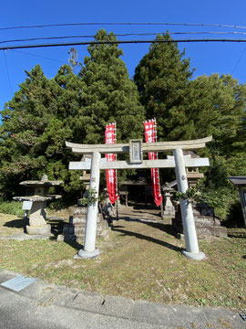 印賀樂樂福神社 石鳥居