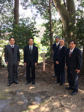 鬼神神社春季大祭 記念植樹